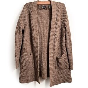 Patagonia Brown Cardigan Sweater Open Front Knit